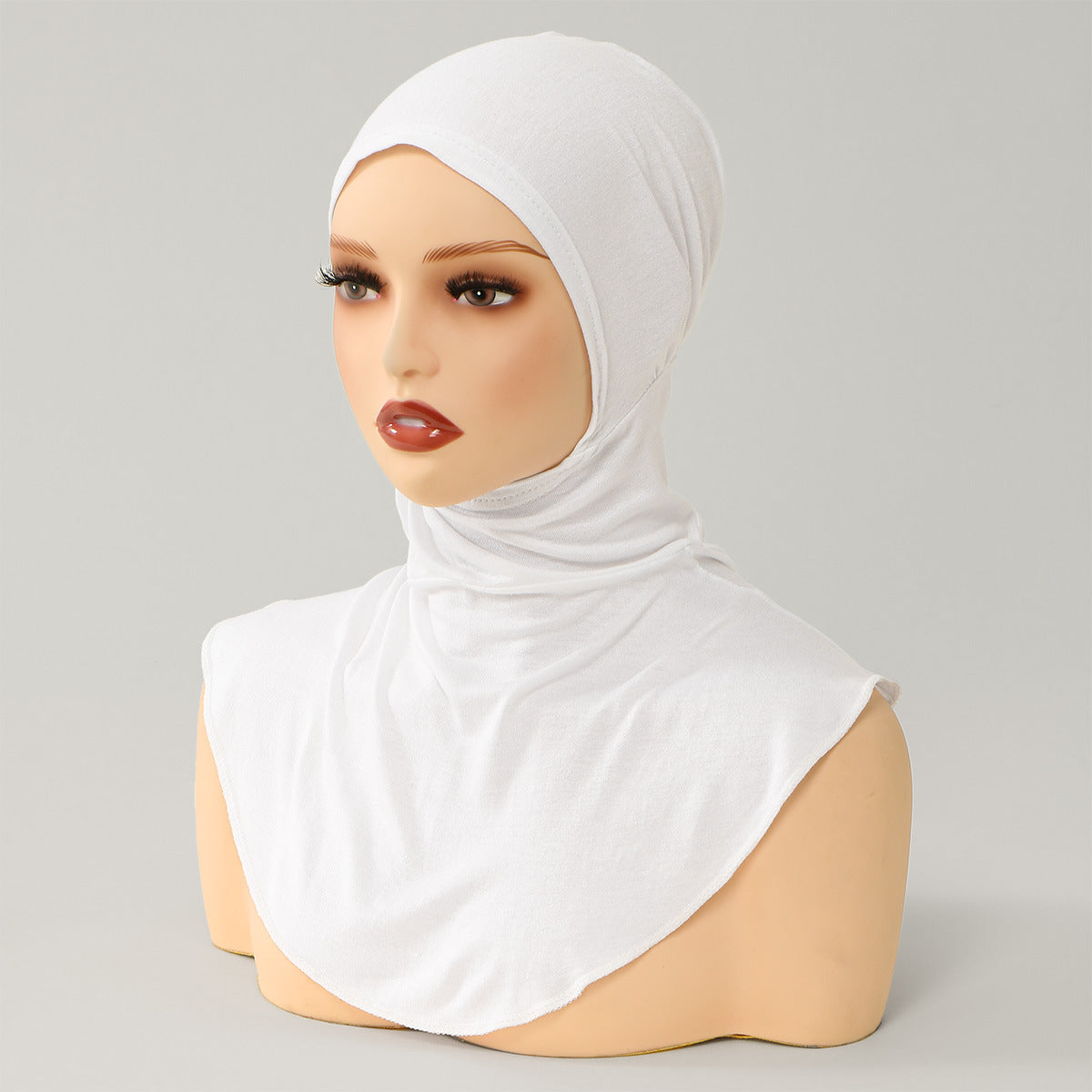 MSL257  Crystal Linen Crinkle Hijab Undercap