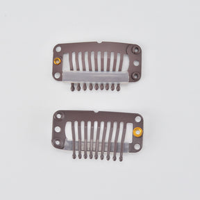 JH00088  Wig clip 9 teeth hijab stainless steel accessories（MOQ:10000)