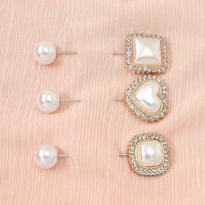 BZ384 Pearl Straight Headband Pin hijab pin Pin hijab tudung plain hijab tudung/tudung printed hijab