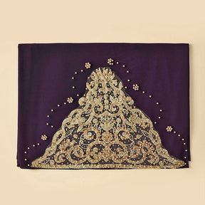A091  Chiffon beaded hijab(MOQ: 3 pieces）