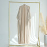 1 - Apricot Open Abaya