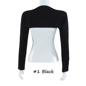 YZ17  Solid color modal cotton bottoming shoulder sleeves