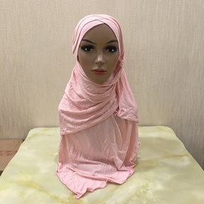 H097 plain Modal instant hijab turban hat