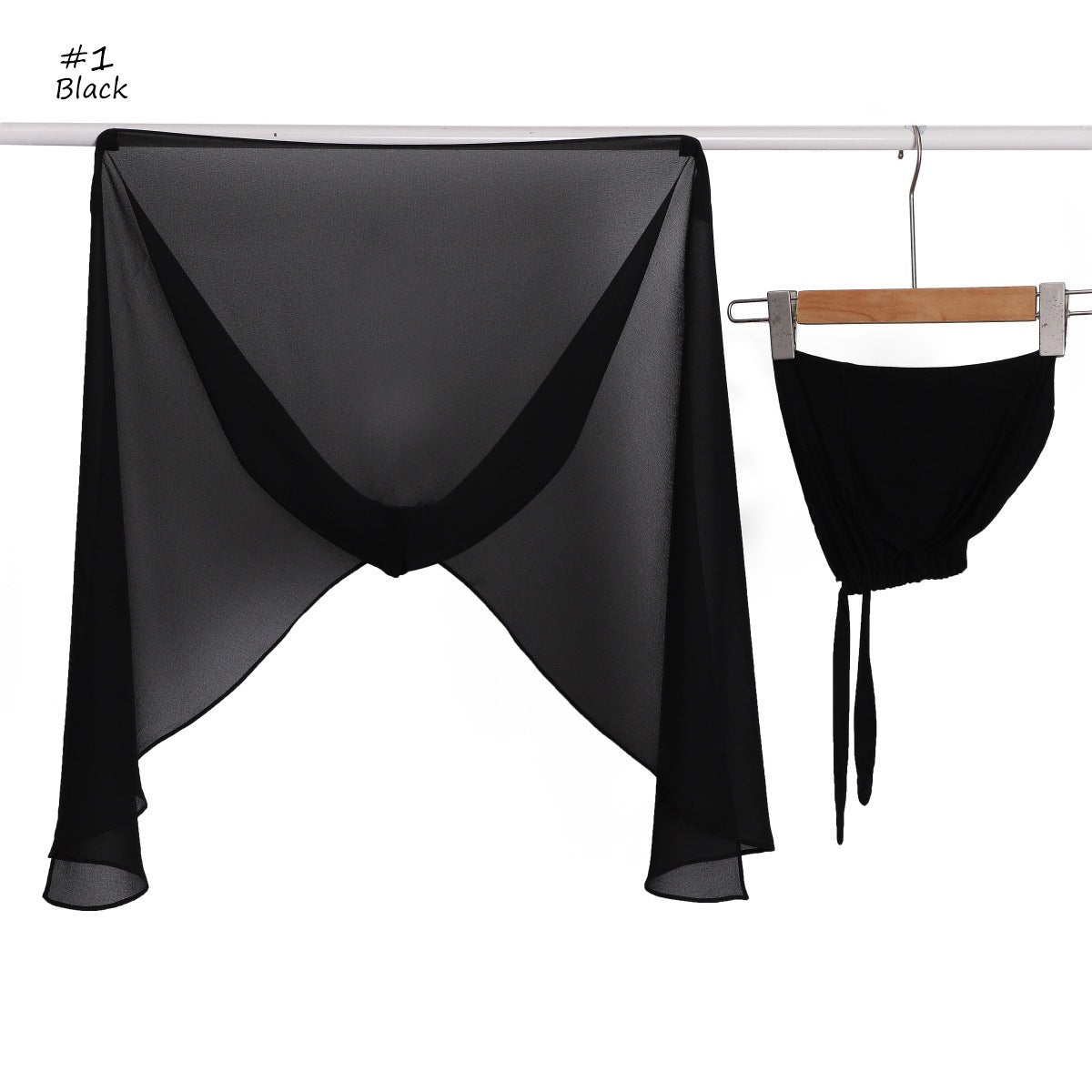 YZ318  Plain Pearl Chiffon Magnetic Hijab + Matching Elastic Tie Back Cap