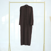 LR930  Autumn/Winter Thickened Jersey Loose Sweater Dress