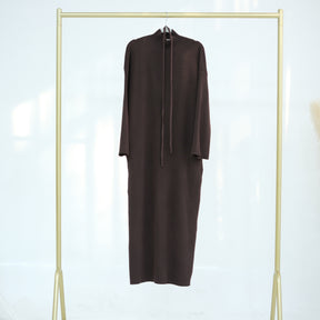 LR930  Autumn/Winter Thickened Jersey Loose Sweater Dress