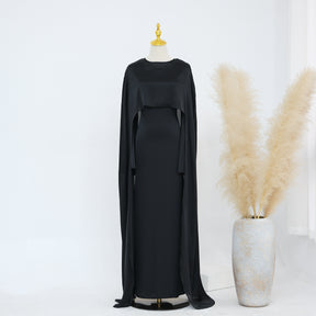 LR860+LR920  Slim waist elegant abaya two-piece suit