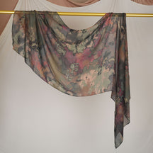 DL002  Double-Sided Modal Printed Single-Stitch Right-Angle Rolled-Edge Hijab