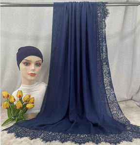 LSMDR  Elegant Plain Breathable Modal Hijab with Undercap Set - MOQ: 10 pcs/color