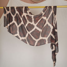 DL002  Double-Sided Modal Printed Single-Stitch Right-Angle Rolled-Edge Hijab