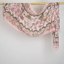 DL001  Double-Sided Modal Printed Single-Stitch Right-Angle Rolled-Edge Hijab