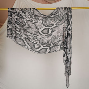 DL002  Double-Sided Modal Printed Single-Stitch Right-Angle Rolled-Edge Hijab