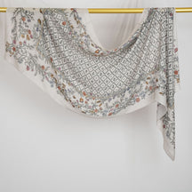 DL001  Double-Sided Modal Printed Single-Stitch Right-Angle Rolled-Edge Hijab
