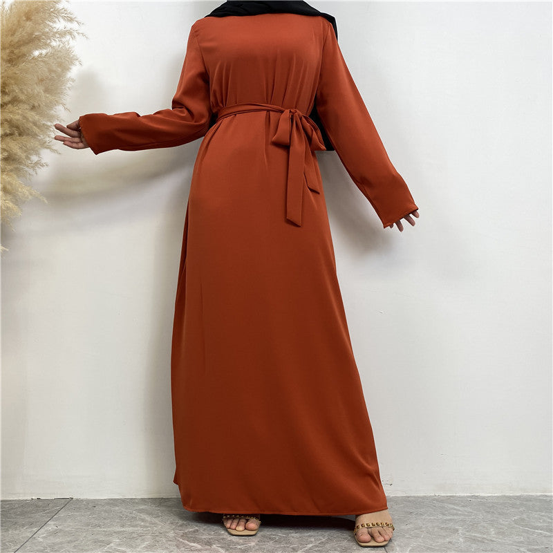 6597 plain muslim abaya dress