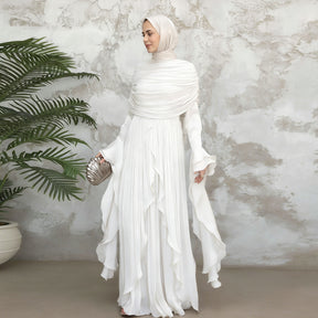 LR1169  Double-layer waist dress – no hijab