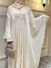ZZXK  Muslim Abaya Pearl Starry Sky Dress