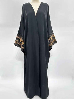 F418  Fashionable outerwear embroidered abaya