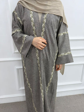 LR1153  Exquisite plus size embroidered cardigan