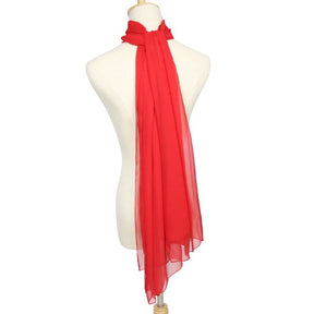 h-320  Georgette Chiffon Scarf Plain & Printed Hijab Series