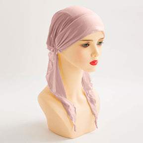 HX-01  Solid color headscarf Muslim women's hat