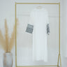 2 - White Open Abaya