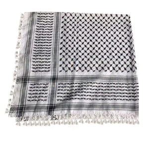 YJY 125*125cm Four-sided tassel square scarf