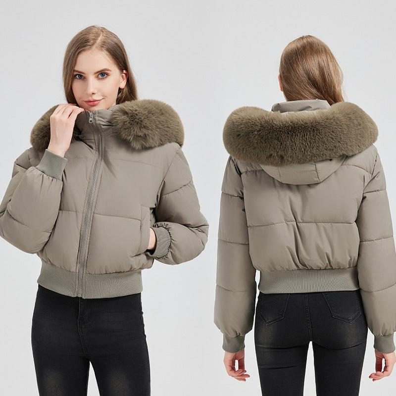 523  Women's Short Slim Winter Cotton-Padded Jacket Coat