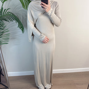LR933  Solid color modal cotton dress