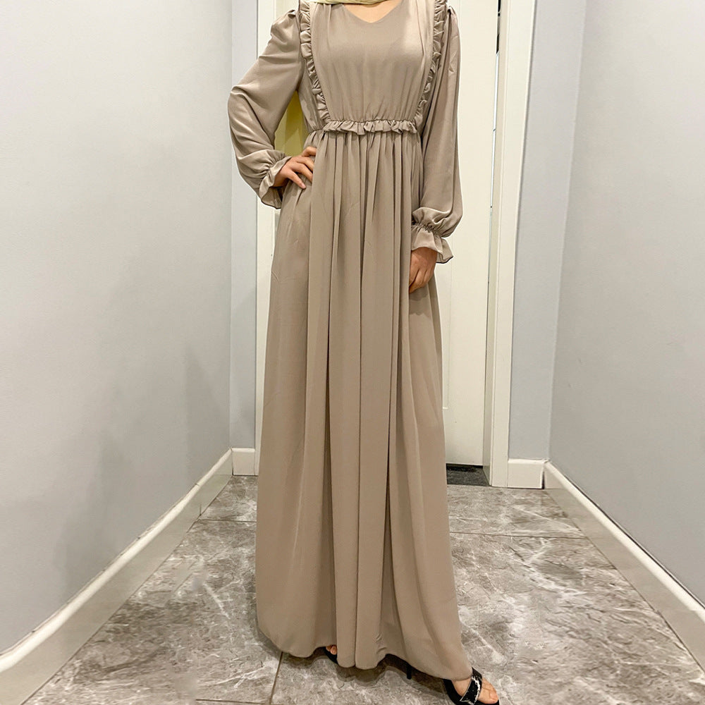 1340 chiffon muslim long dress