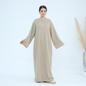 LR912  Fall/Winter Thickened Polyester-Spandex Knit Sweater Dress