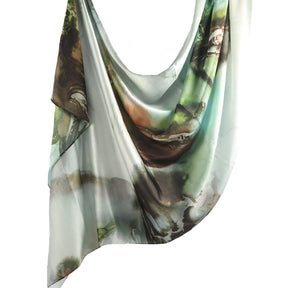 WJ003  Silk printed hijab
