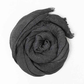 CCX-01  Breathable Textured Rayon Hijab with Raw Trim