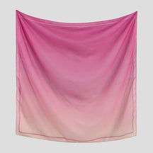 FH180  110*110cm Printed Voile Ombre Border Women’s Square Scarf