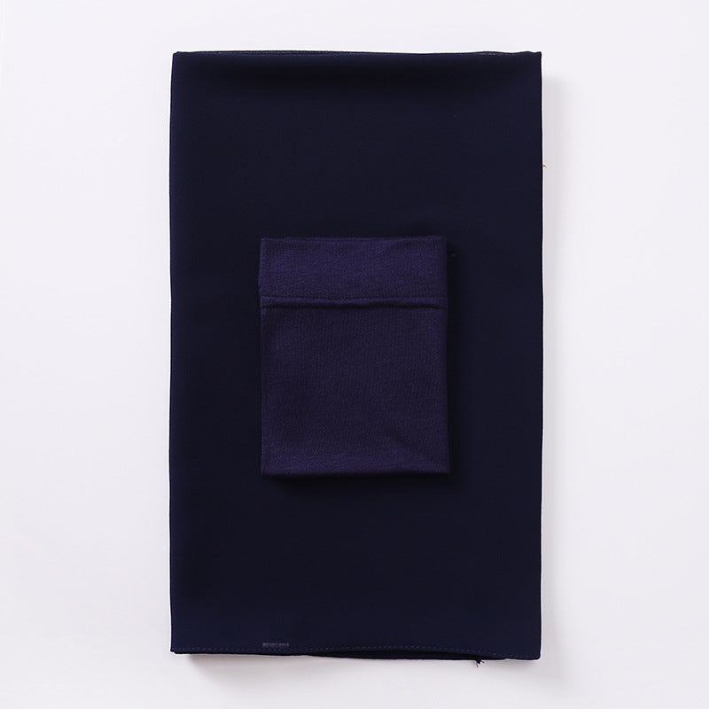 MSL288 Plain Jersey Chiffon Pearl Hijab Undercap