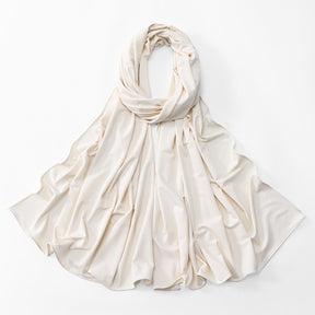 YW519  Summer Autumn Plain Mercerized Cotton Sun Protection Hijab