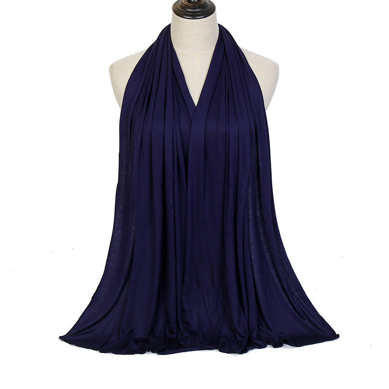 YW125  Modal solid color long scarf