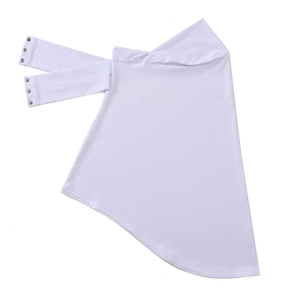 MSL305  Plain Chin-Covering Convenient Hijab Undercap