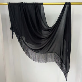 流苏花边 Plain Modal Hijab - Color Option