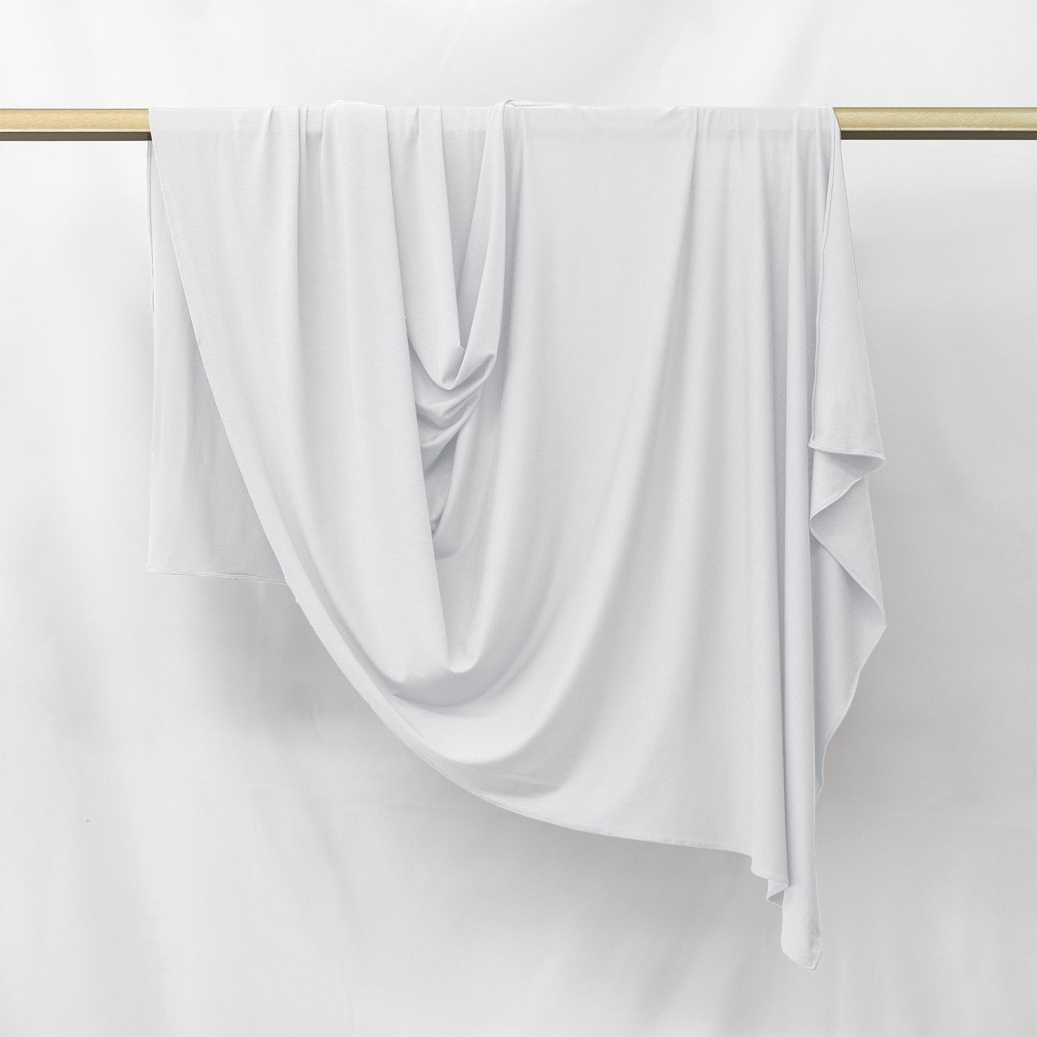 JBJERSEY  Plain Mercerized Cotton Soft Skin Friendly Scarf