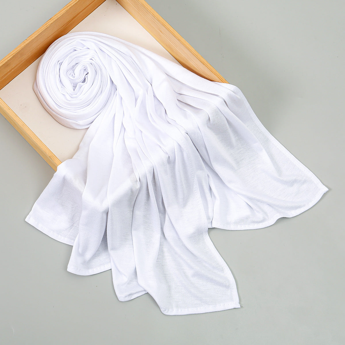 VE108  Plain Mercerized Cotton Jersey Hijab