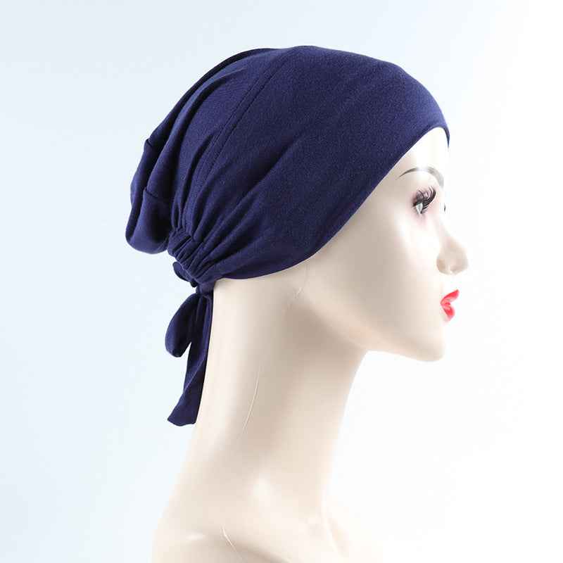 G299 Stretch Mercerized Cotton Lined Cap with Adjustable Strap - MOQ:10