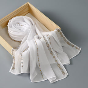 YW385  Hot Diamond Chiffon Lazy Long Scarf