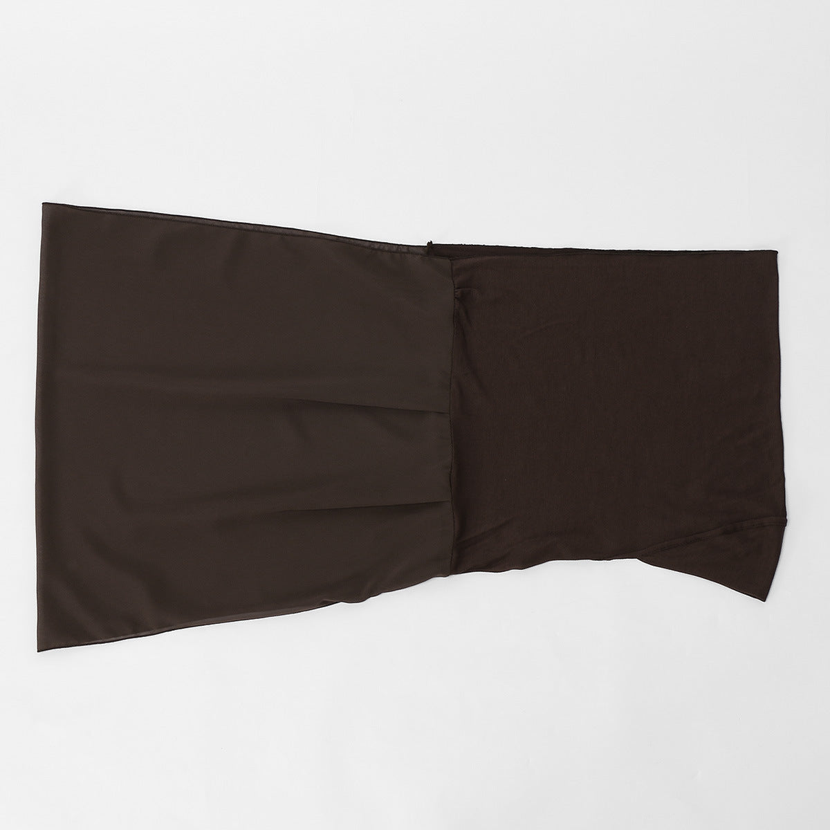 MSL262  Plain Double-Layer Chiffon Cover Hijab