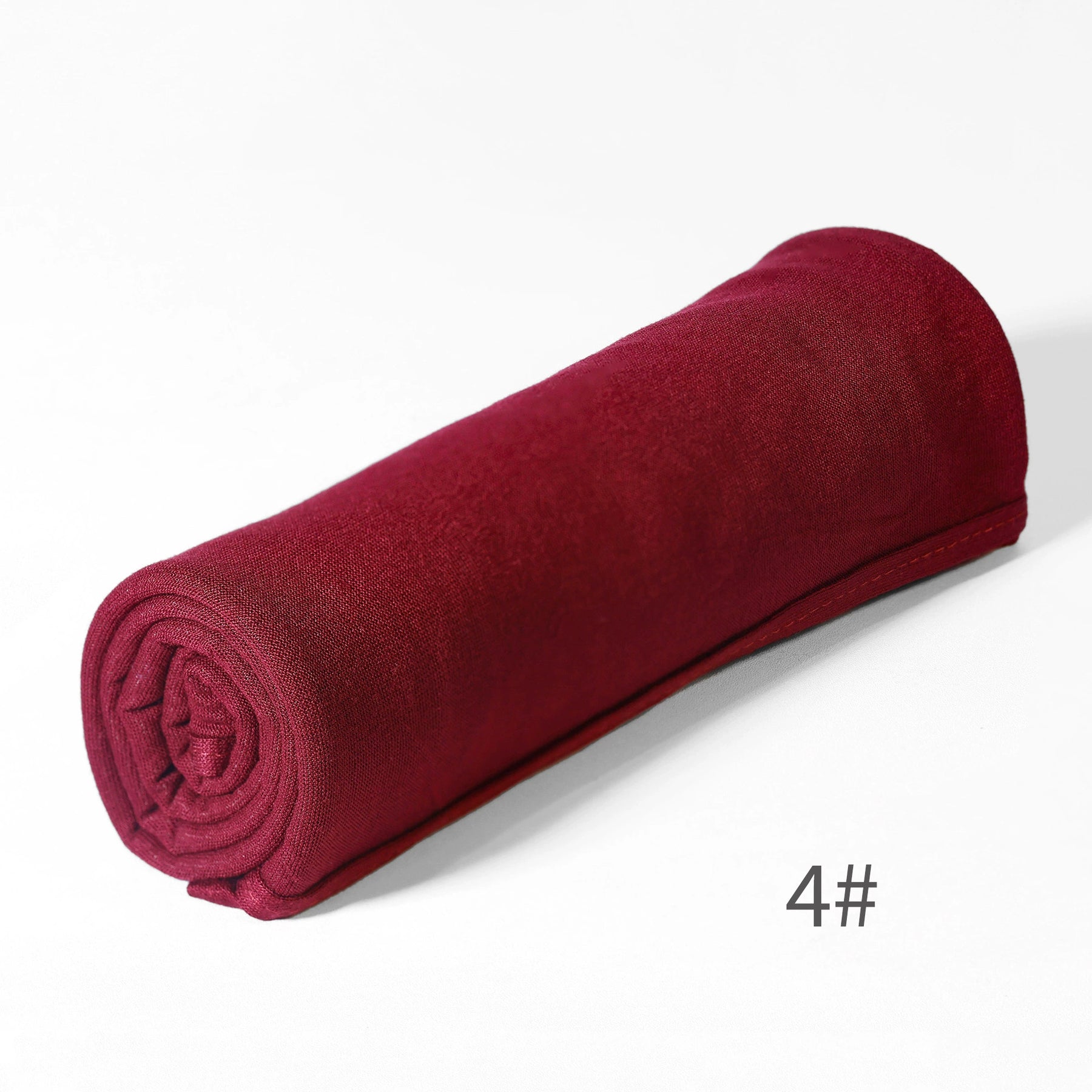 GRD14  Plain Asymmetric Mercerized Cotton Jersey Wrap Hijab