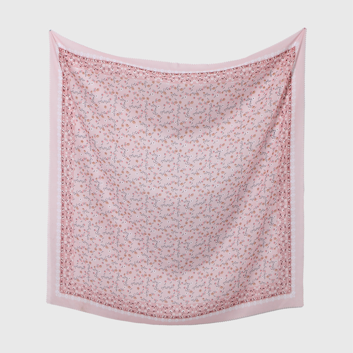 SM013  110*110cm Printed Voile Sun-Shading Square Scarf