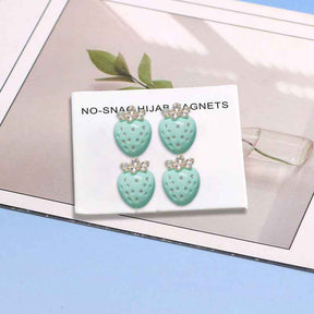 JS3  Pink Panda Bear Hijab Magnetic Clasp - MOQ: 300 pcs/color