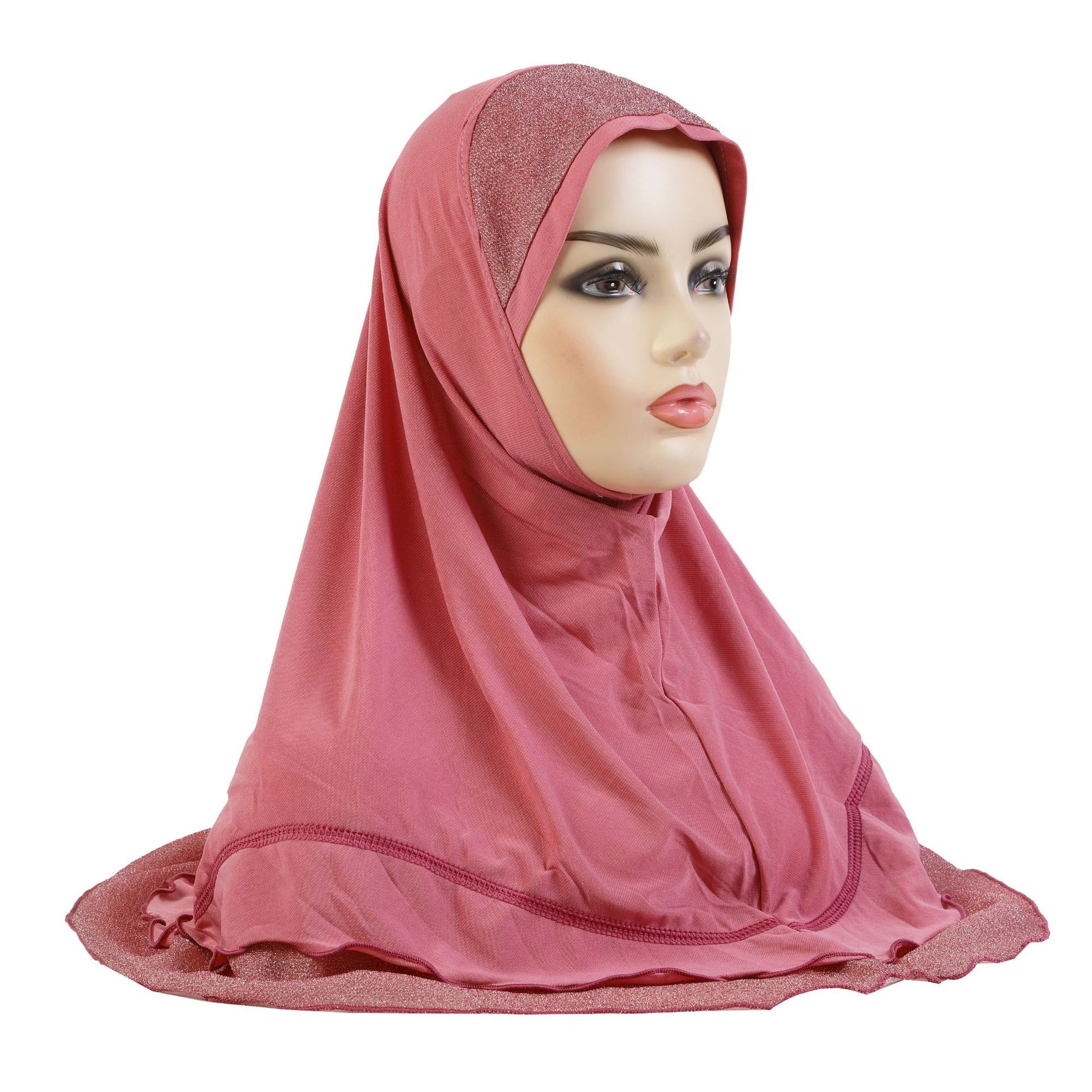 H310 Crystal linen plain instant hijab