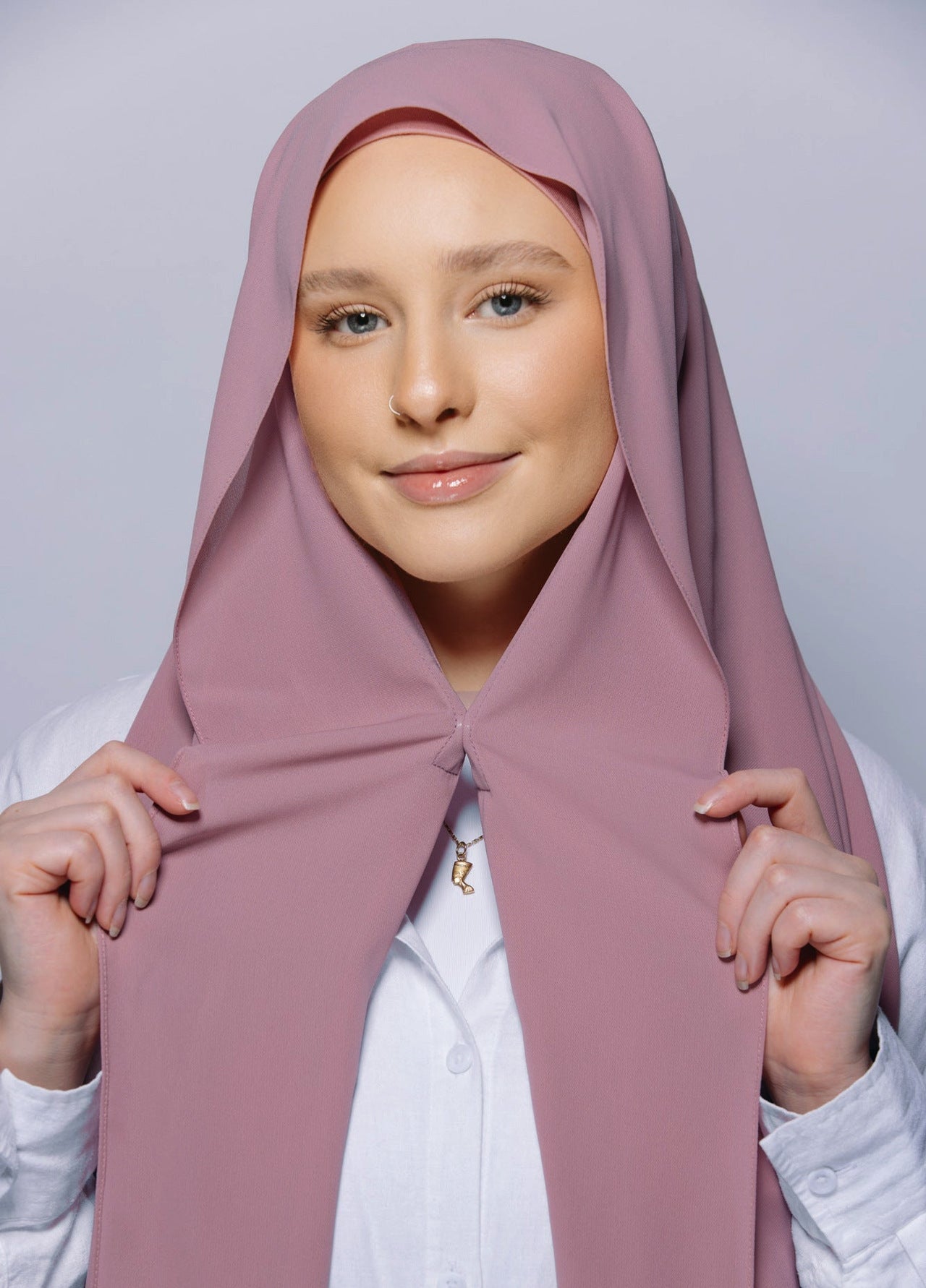 PW001  Exquisite chiffon hijab with built-in magnets
