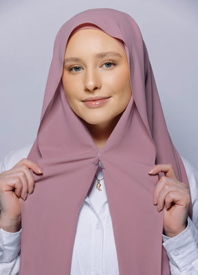 PW001  Exquisite chiffon hijab with built-in magnets