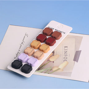 C-1082  Four-leaf clover magnetic hijab buckle - MOQ:12